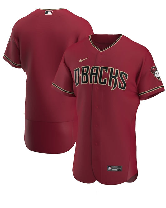 Camiseta Arizona Diamondbacks local vista sobre fondo blanco