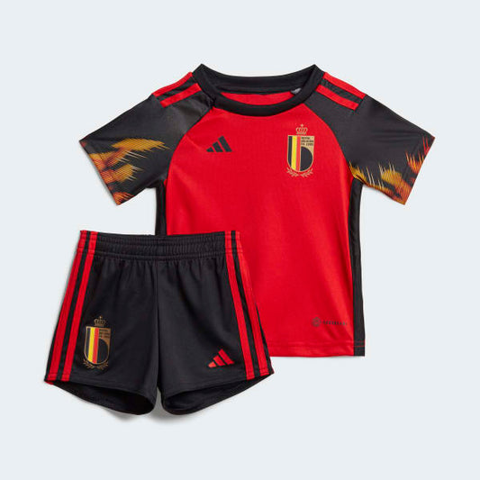 Camiseta + short Bélgica local niño 2022