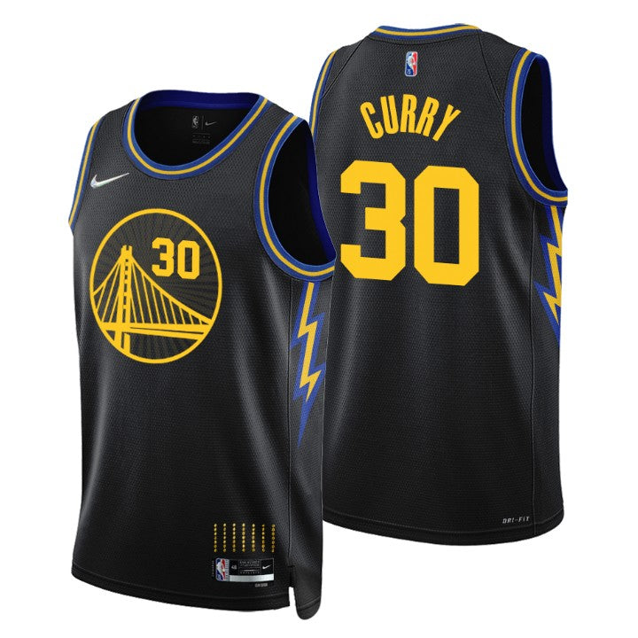 Camiseta NBA Niños Golden state warriors city 2022 vista sobre fondo blanco