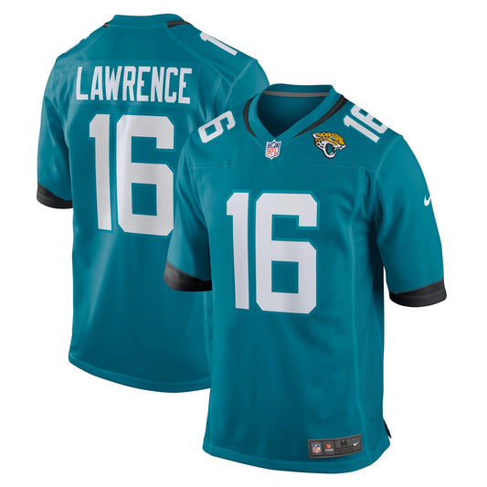 Camiseta Jacksonville Jaguars visitante 2021/2022 vista sobre fondo blanco