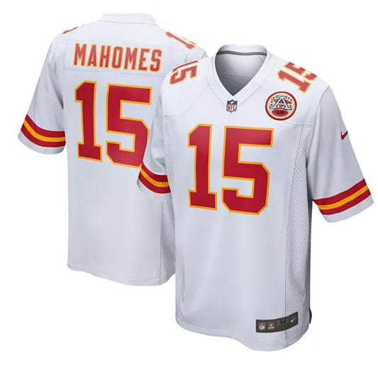 Camiseta Kansas city chiefs visitante 2021/2022 vista sobre fondo blanco