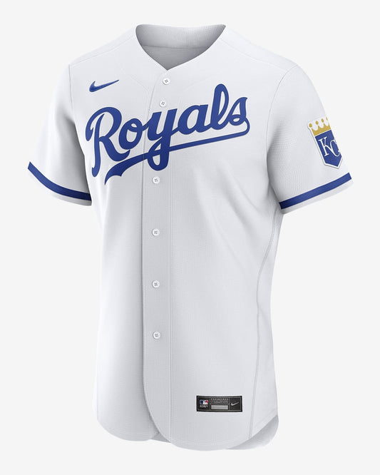 Camiseta Kansas City Royals visitante vista sobre fondo blanco