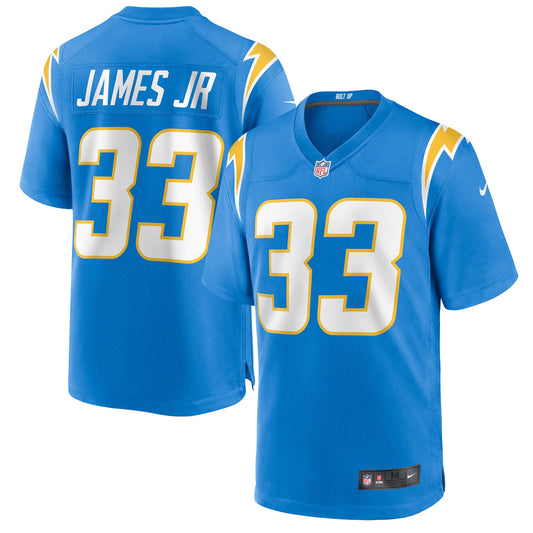 Camiseta Los Angeles Chargers local 2021/2022 vista sobre fondo blanco