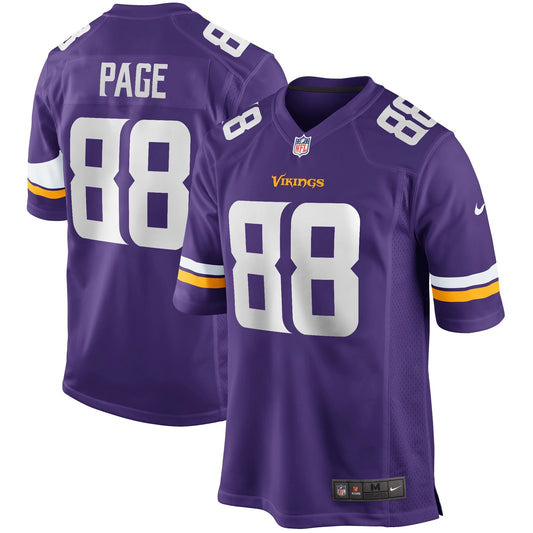 Camiseta Minnesota Vikings local 2021/2022 vista sobre fondo blanco