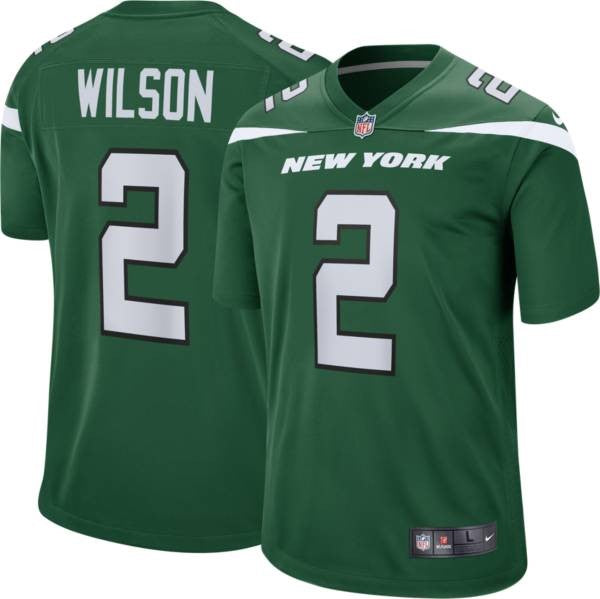 Camiseta New York Jets local 2021/2022 vista sobre fondo blanco