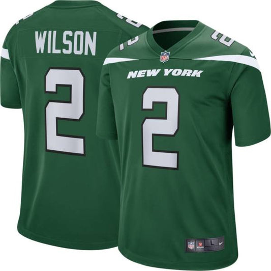 Camiseta New York Jets local 2021/2022 vista sobre fondo blanco
