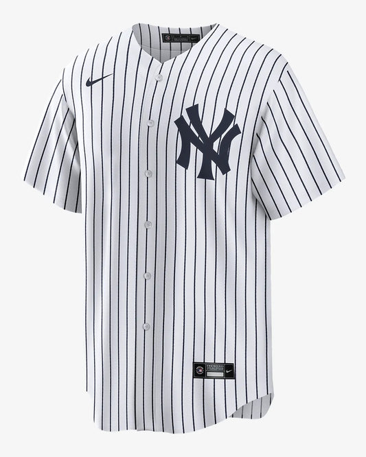 Camiseta New york Yankees local vista sobre fondo blanco