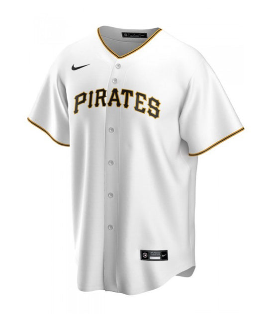 Camiseta Pittsburgh Pirates visitante vista sobre fondo blanco