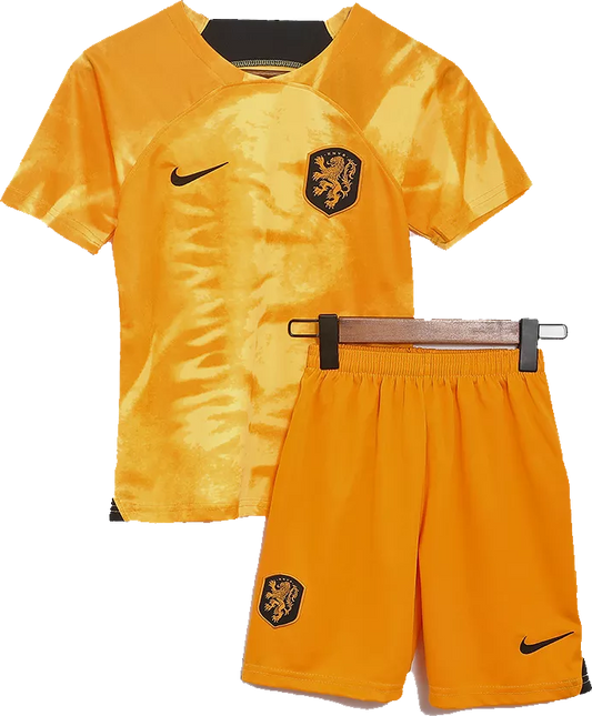 Camiseta + short Holanda local niño 2022