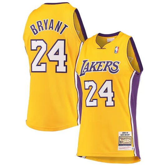 Camiseta Los angeles Lakers Retro 2004/2005 vista sobre fondo blanco