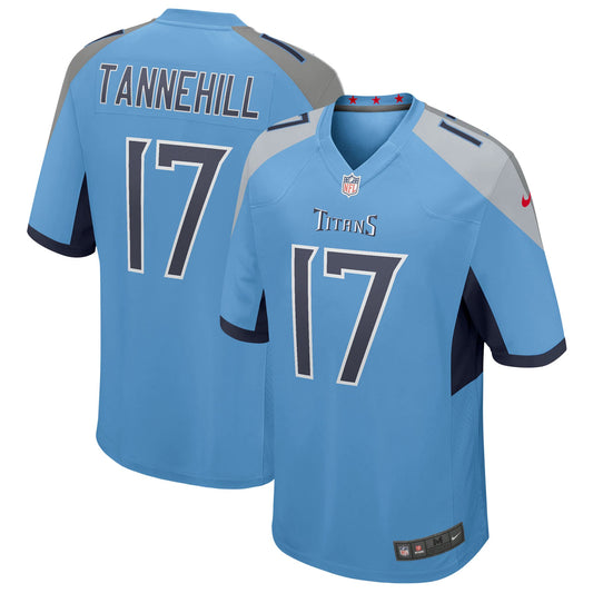 Camiseta Tennessee Titans tercera 2021/2022 vista sobre fondo blanco
