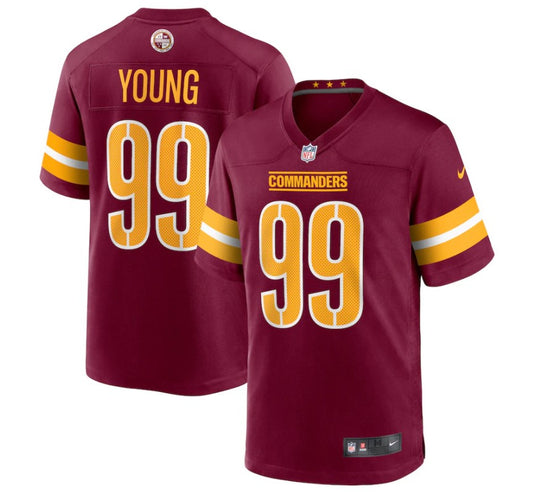 Camiseta Washington Commanders local 2021/2022 vista sobre fondo blanco