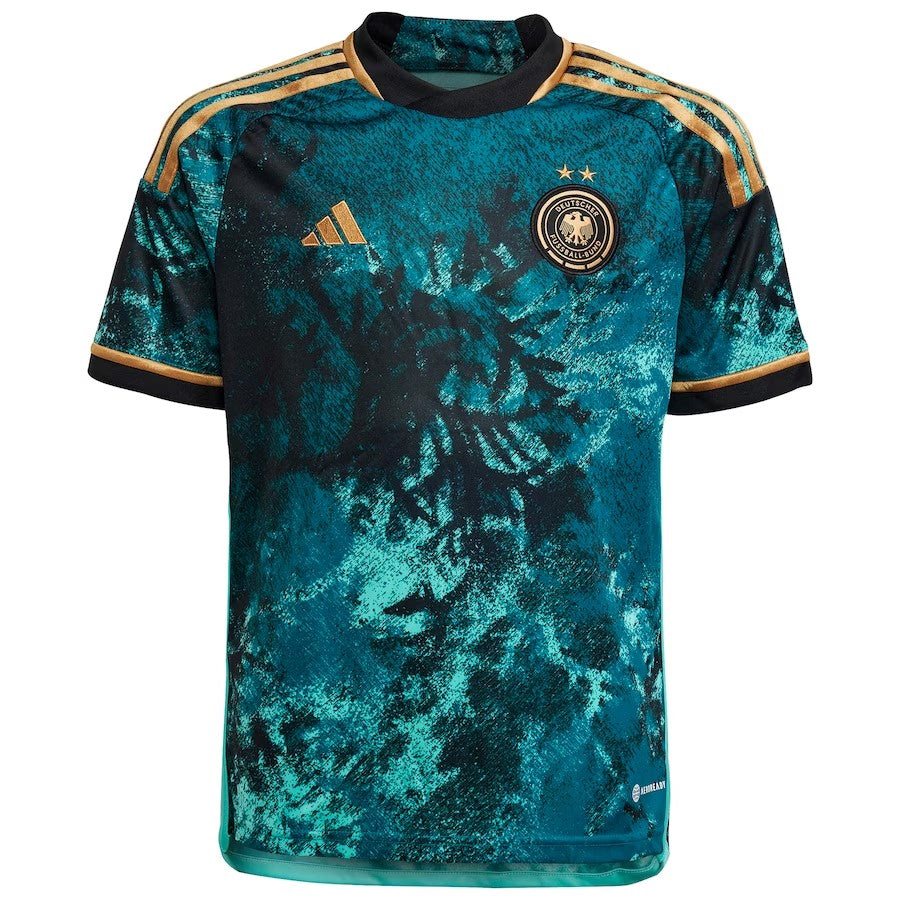 Camiseta Alemania alternativa Mundial femenino 2023 - Unisex vista sobre fondo blanco