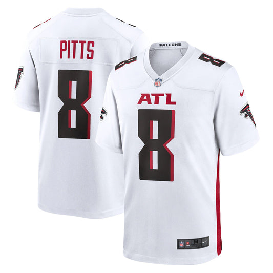 Camiseta Atlanta falcons visitante 2021/2022 vista sobre fondo blanco