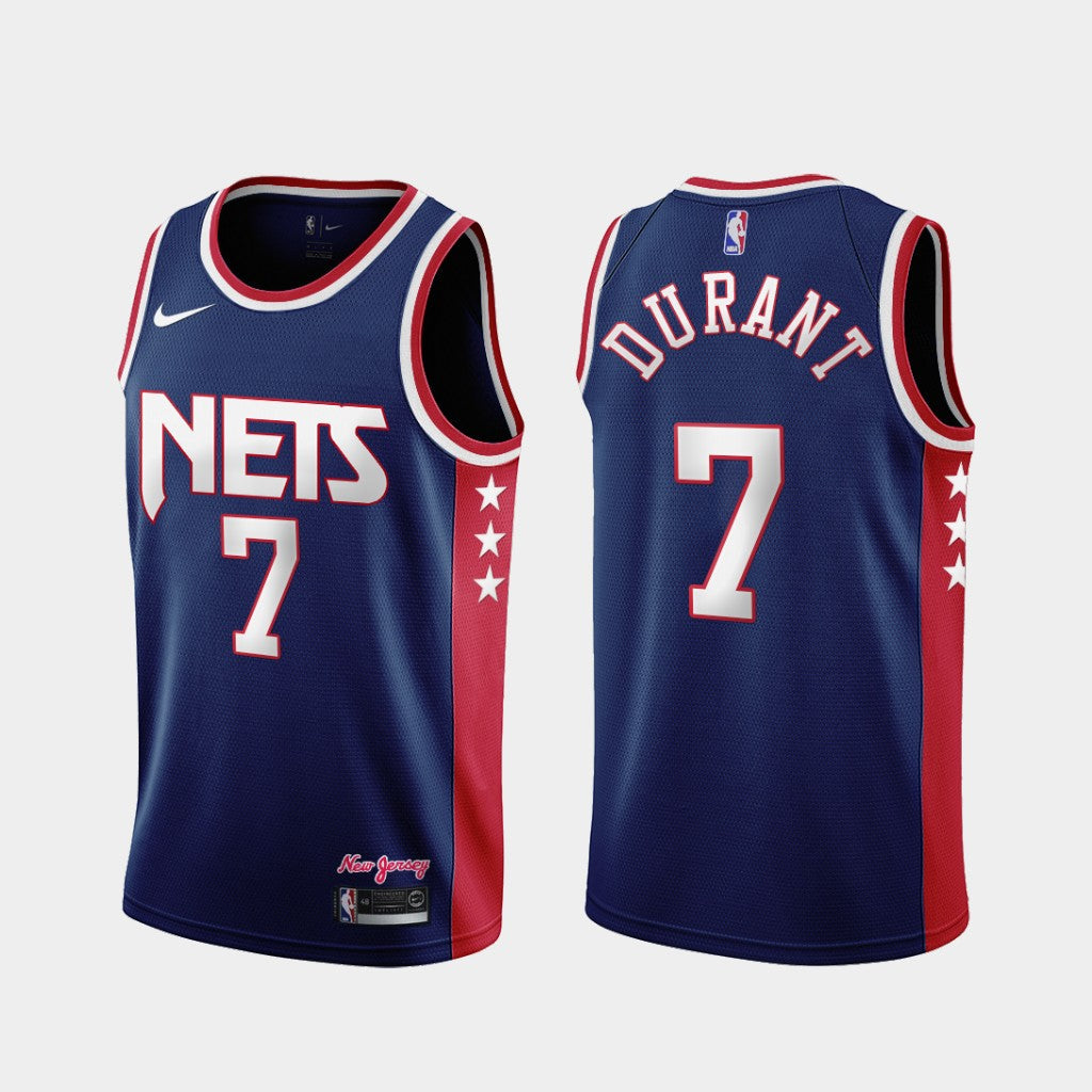 Camiseta Brooklyn Nets City 2021/2022 vista sobre fondo blanco