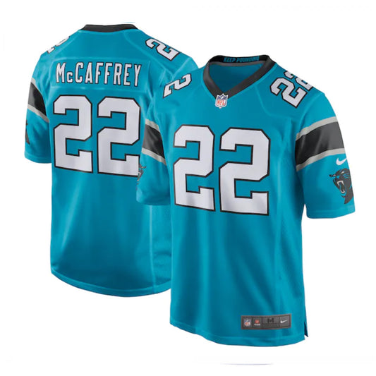 Camiseta Carolina Panthers tercera 2021/2022 vista sobre fondo blanco