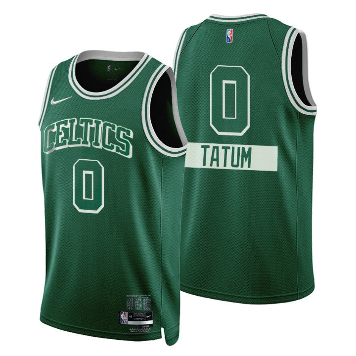 Camiseta Boston Celtics City 2021/2022 vista sobre fondo blanco