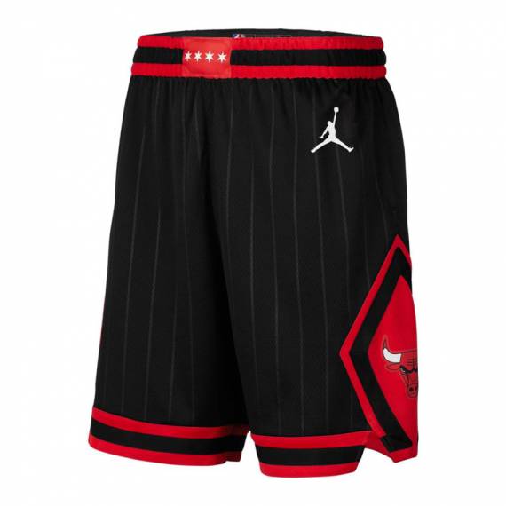 Short NBA Chicago Bulls Jordan 2020/2021 vista sobre fondo blanco