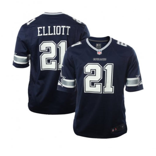 Camiseta Dallas Cowboys local 2021/2022 vista sobre fondo blanco