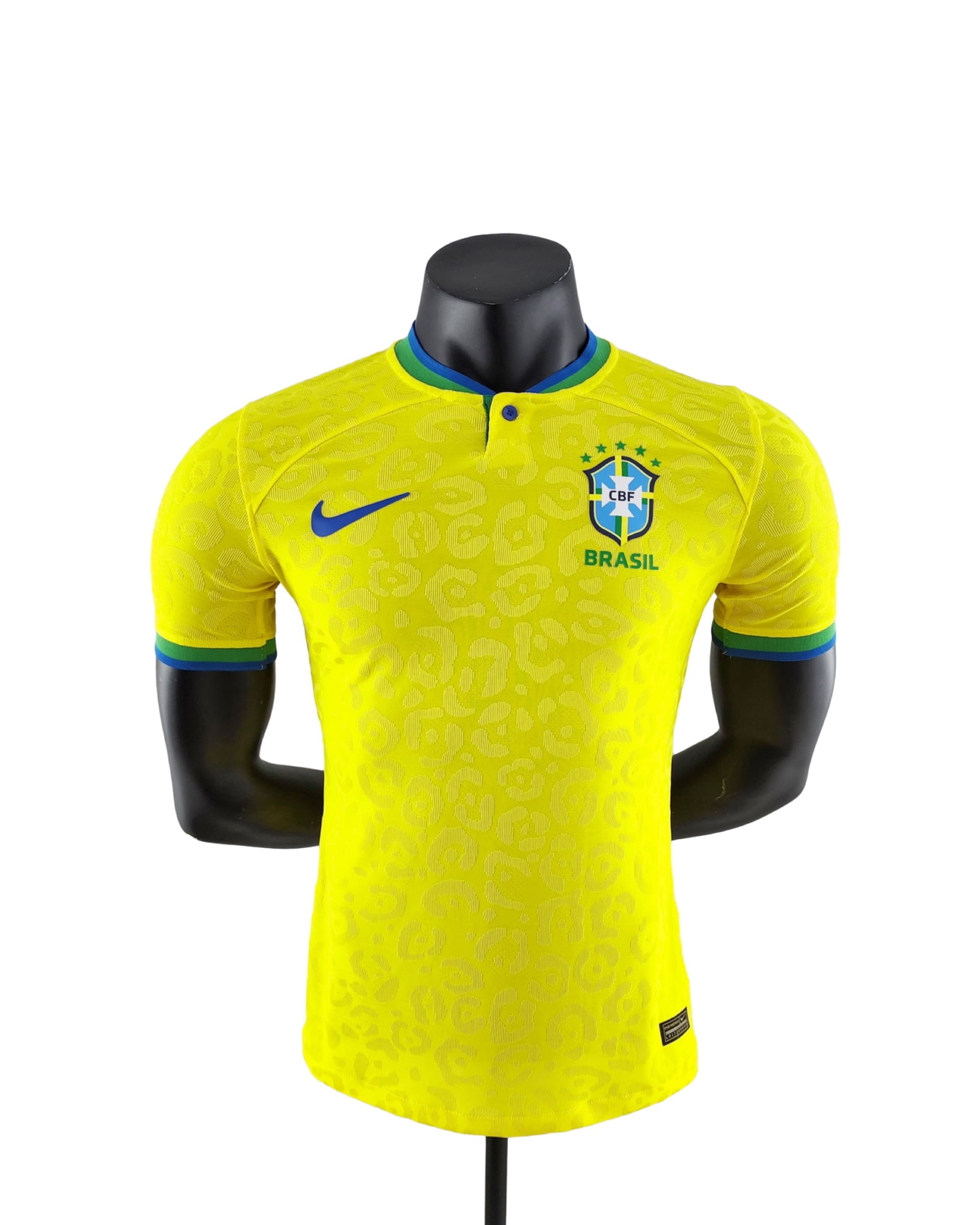 Camiseta Brasil local versión jugador 2022/2023