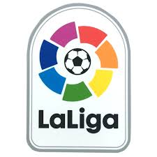 Parche La Liga vista sobre fondo blanco
