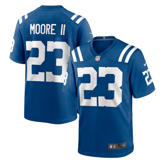 Camiseta Indianapolis Colts local 2021/2022 vista sobre fondo blanco