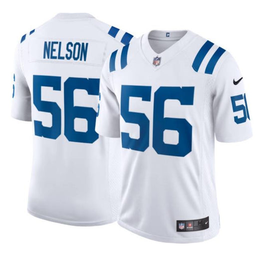 Camiseta Indianapolis Colts visitante 2021/2022 vista sobre fondo blanco