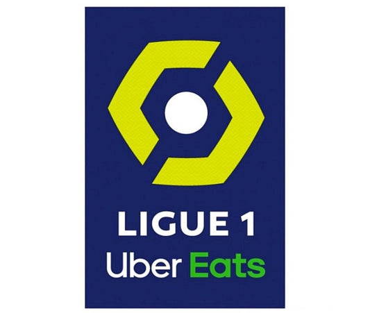 Parche Ligue 1 vista sobre fondo blanco
