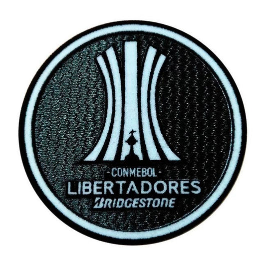 Parche Copa Libertadores vista sobre fondo blanco