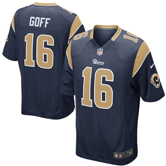 Camiseta Los Angeles Ram visitante 2021/2022 vista sobre fondo blanco