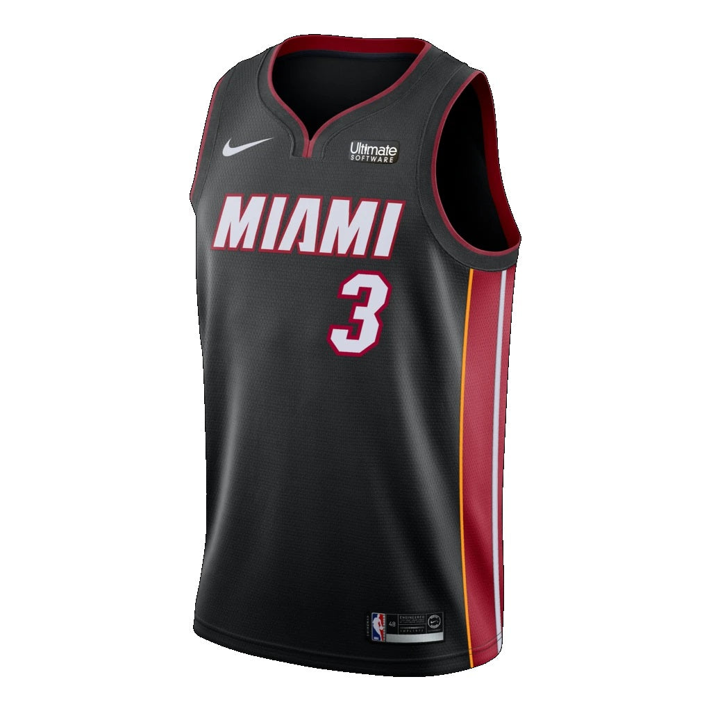 Camiseta Miami Heat negra 2020/2021