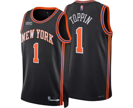 Camiseta New York Knicks city 2021/2022 vista sobre fondo blanco