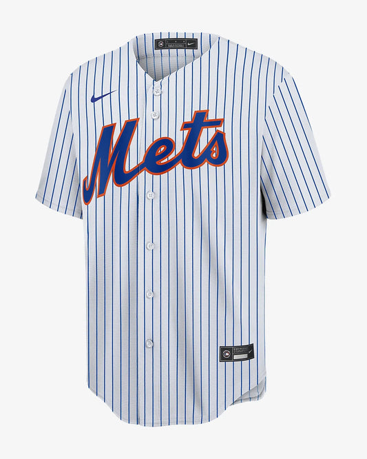 Camiseta new york mets local vista sobre fondo blanco