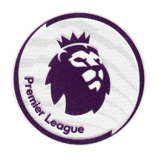 Parche Premier League vista sobre fondo blanco