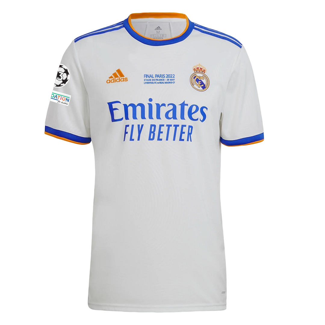Camiseta Real Madrid local Final Paris 2022