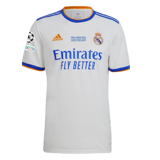 Camiseta Real Madrid local Final Paris 2022