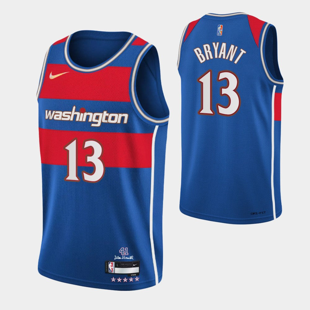 Camiseta Washington Wizards city 2021/2022 vista sobre fondo blanco